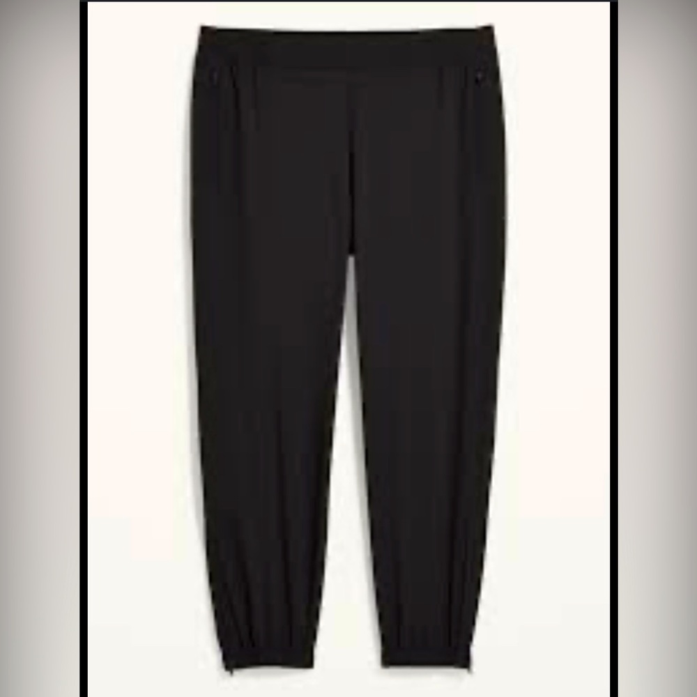 Old Navy Mid-Rise StretchTech Jogger Pants in Black Jack size XL